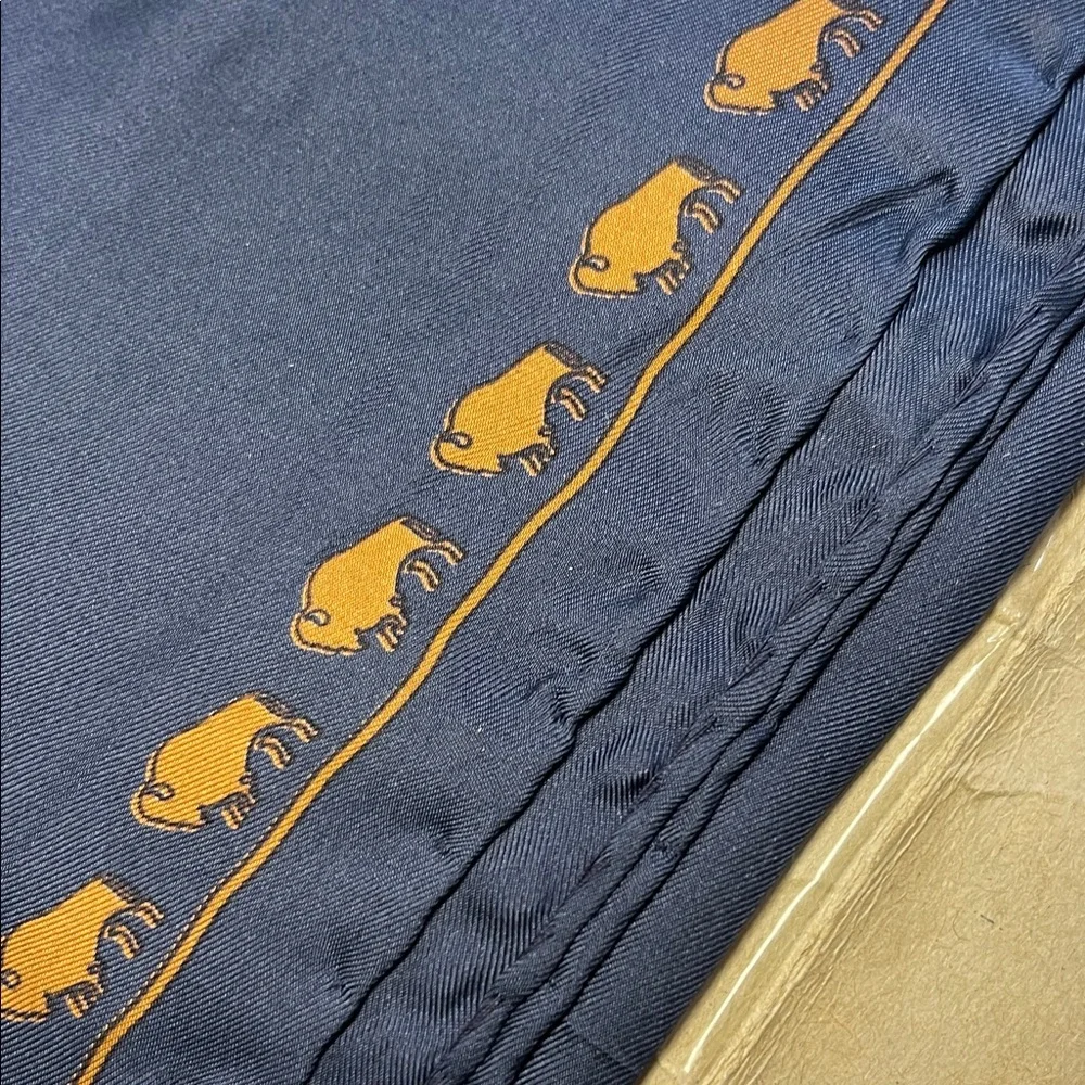 Vintage Silk Hand Rolled Scarf from Italy
